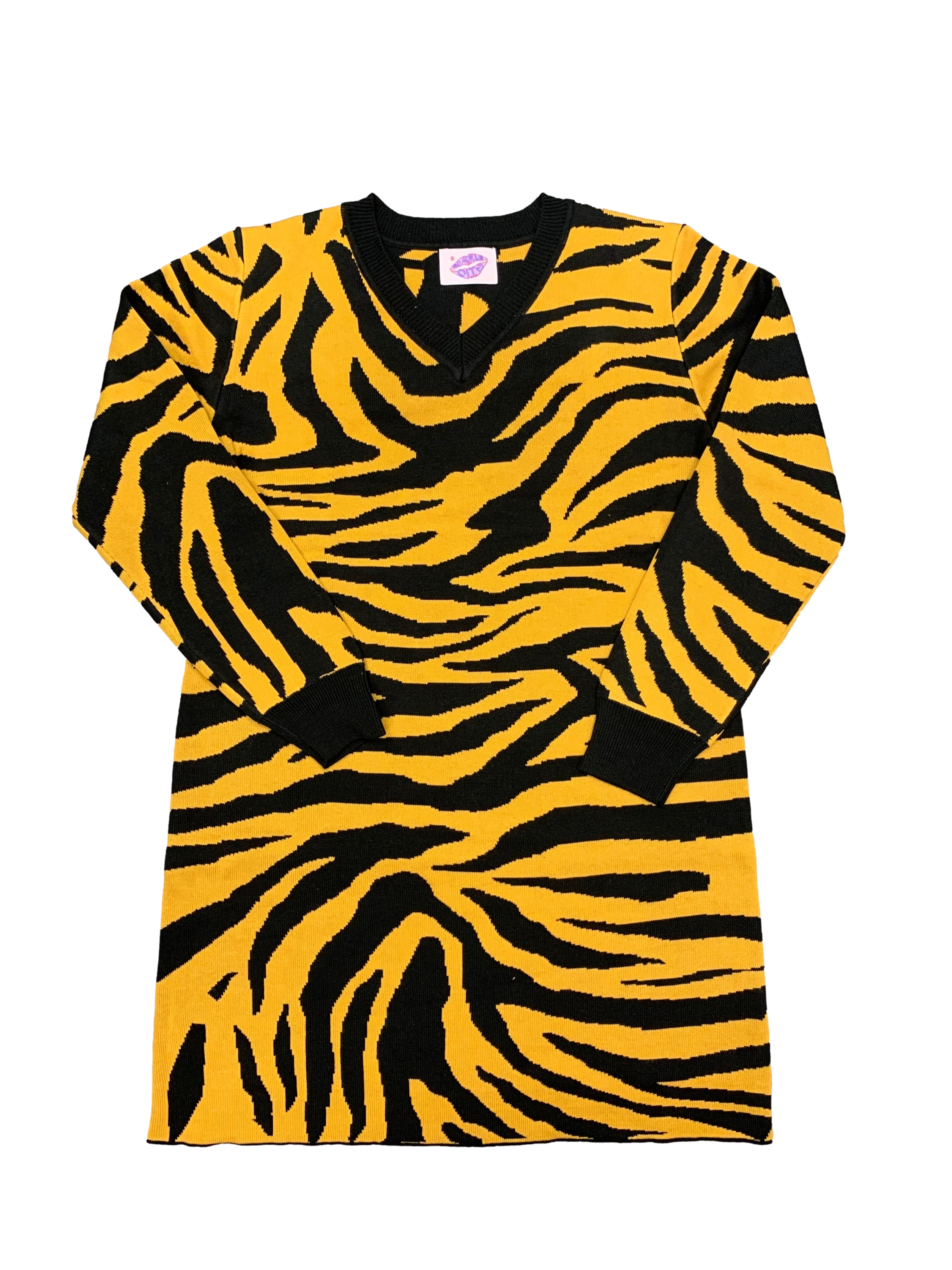 Knit Tiger Stripe Dress
