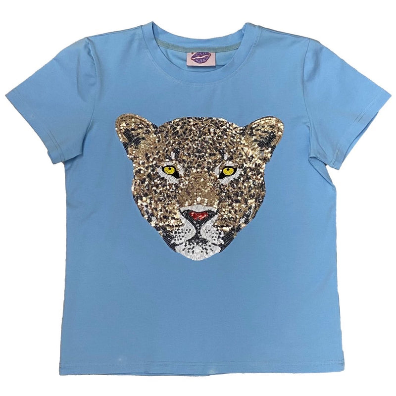 Jaguars Glitter Jag Head Top