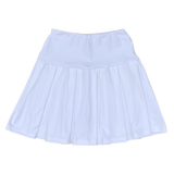 White Pleated Spirit Skirt