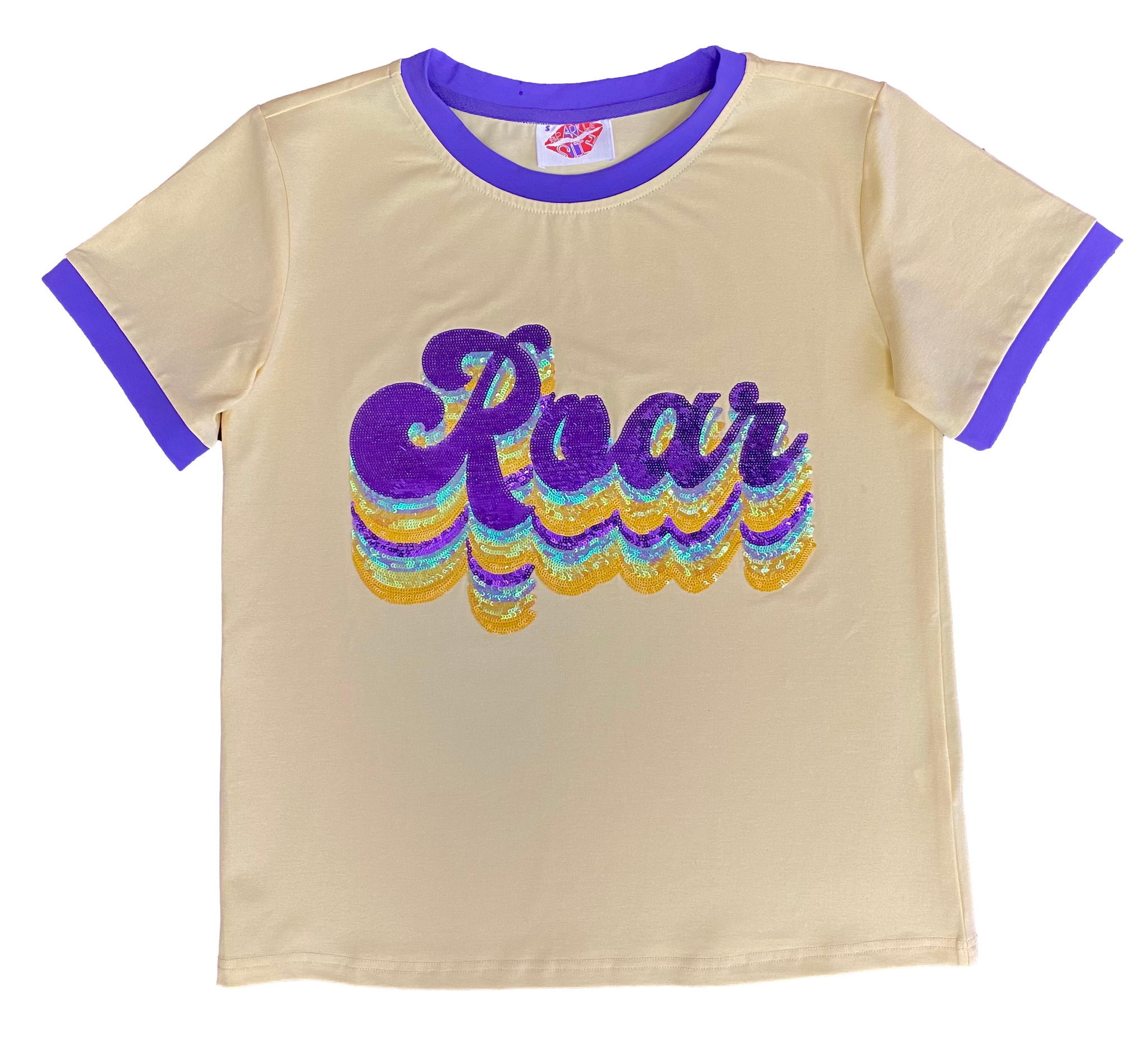 LSU Tigers Yellow Raglan Tee – Sparkle City Co