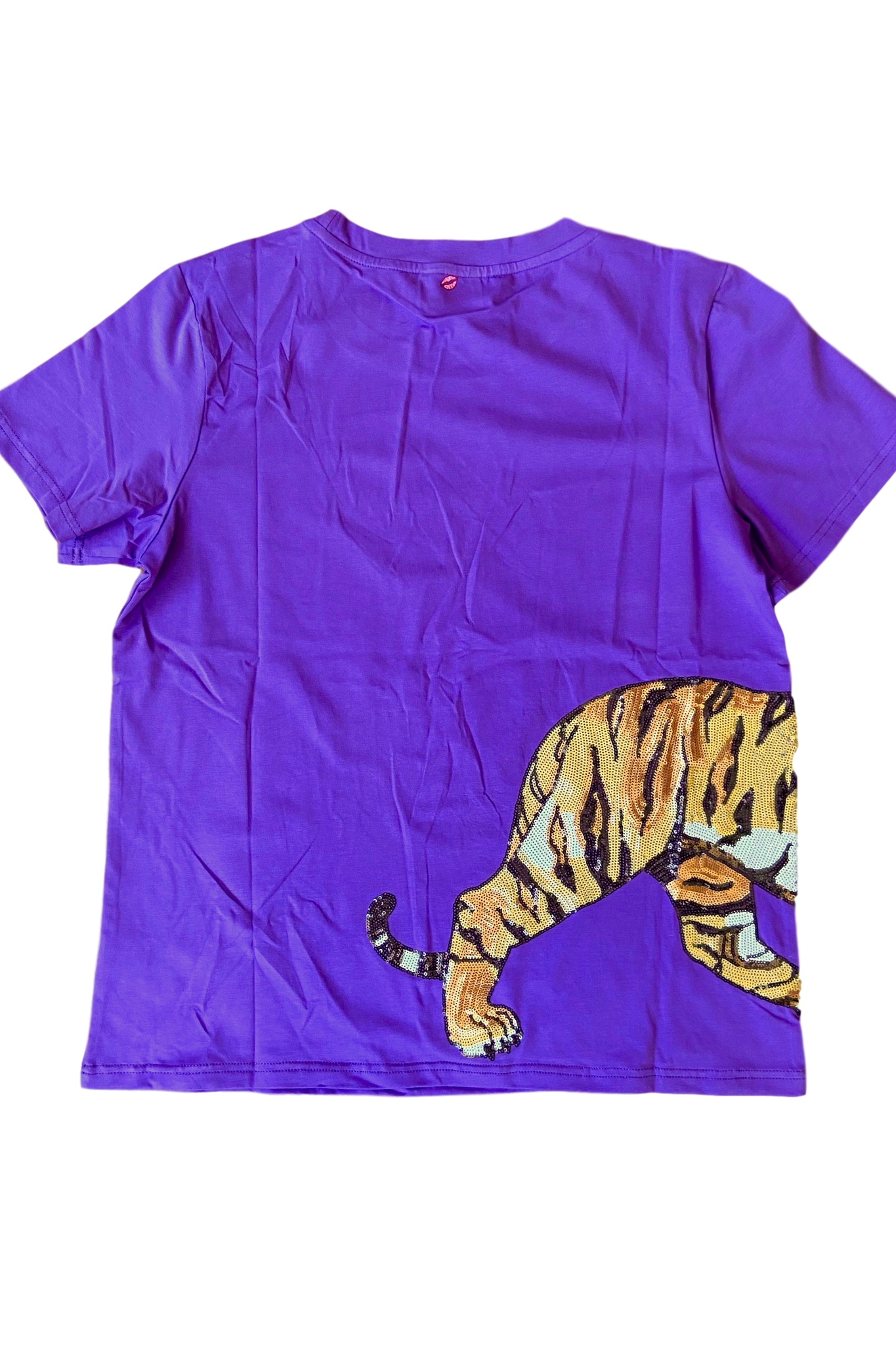 Sparkle Slugger TIGERS Purple Jersey Tee- LSU – Sparkle City Co