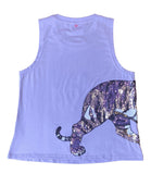 Wrap-Around Tiger TANK Lavender