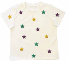 Kids Mardi Gras Star Tee! - Sparkle City Co
