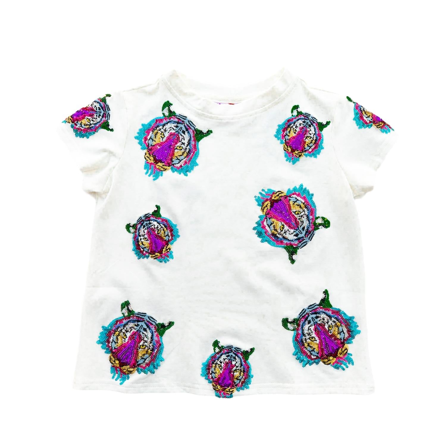 KIDS Tiger Takeover Tee Rainbow - Sparkle City Co