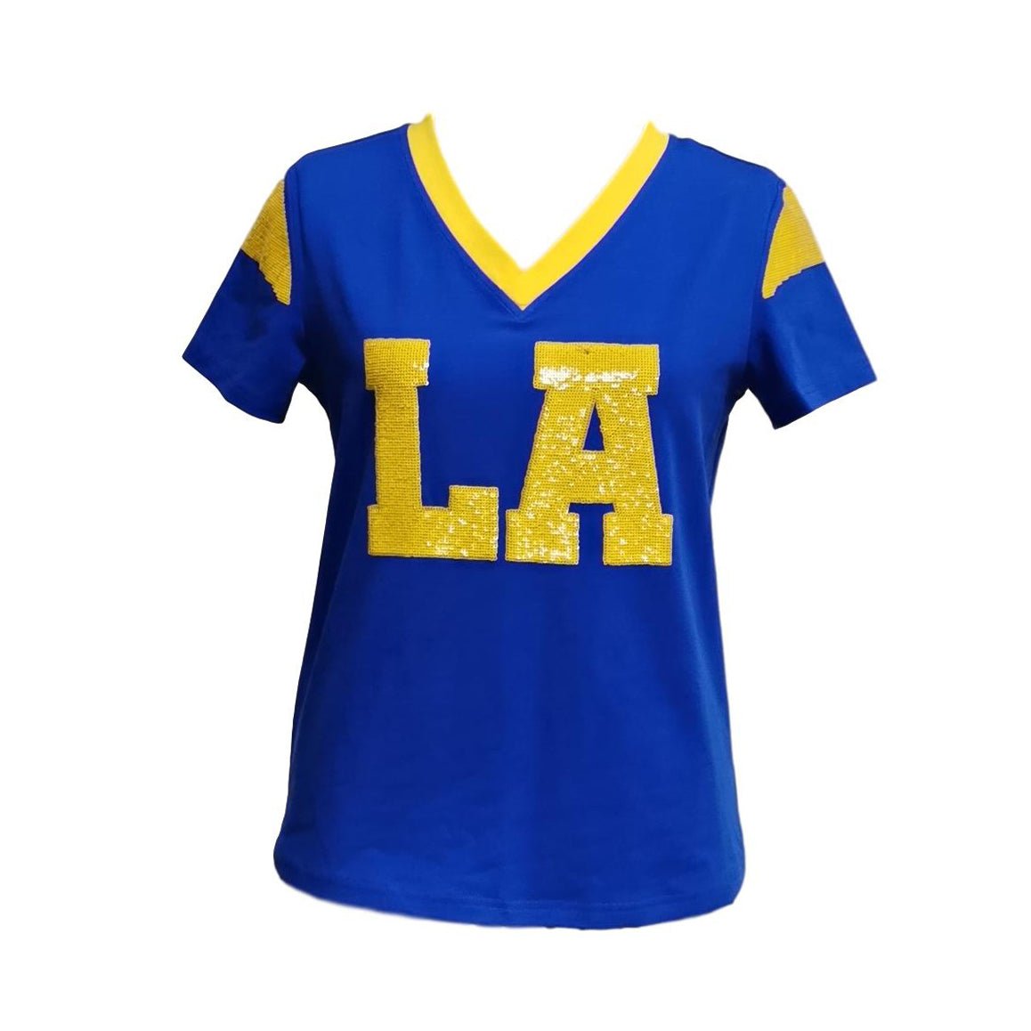 LA Royal Blue Jersey Tee - Sparkle City Co