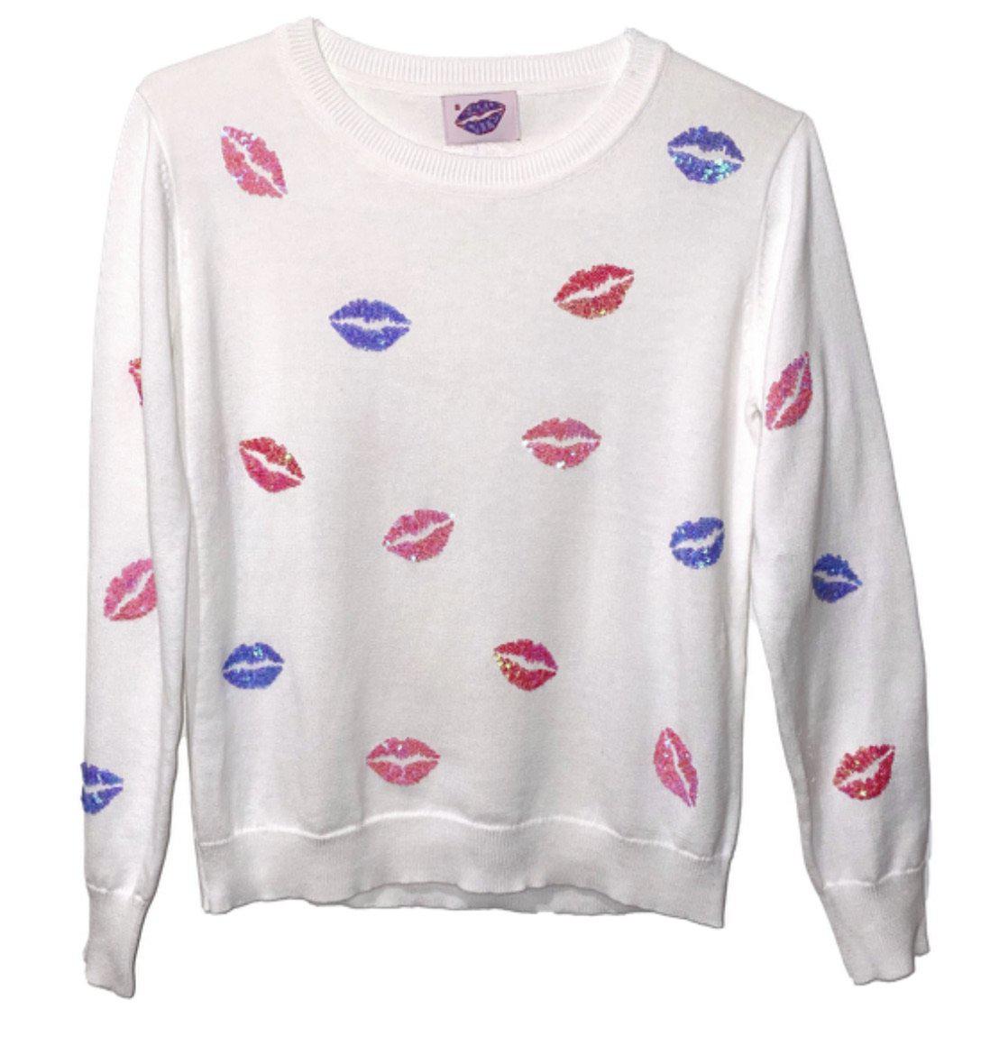 Lavish Lips Sweater - Sparkle City Co