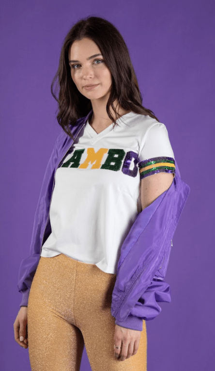 MAMBO Mardi Gras Jersey Tee - Sparkle City Co