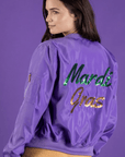 Mardi Gras Bomber Jacket - Sparkle City Co