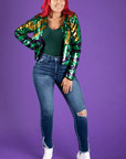 Mardi Gras Sequin Jacket - Sparkle City Co