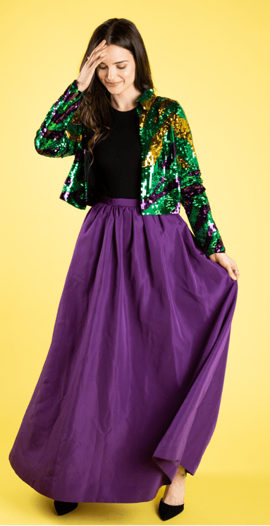 Mardi Gras Sequin Jacket - Sparkle City Co