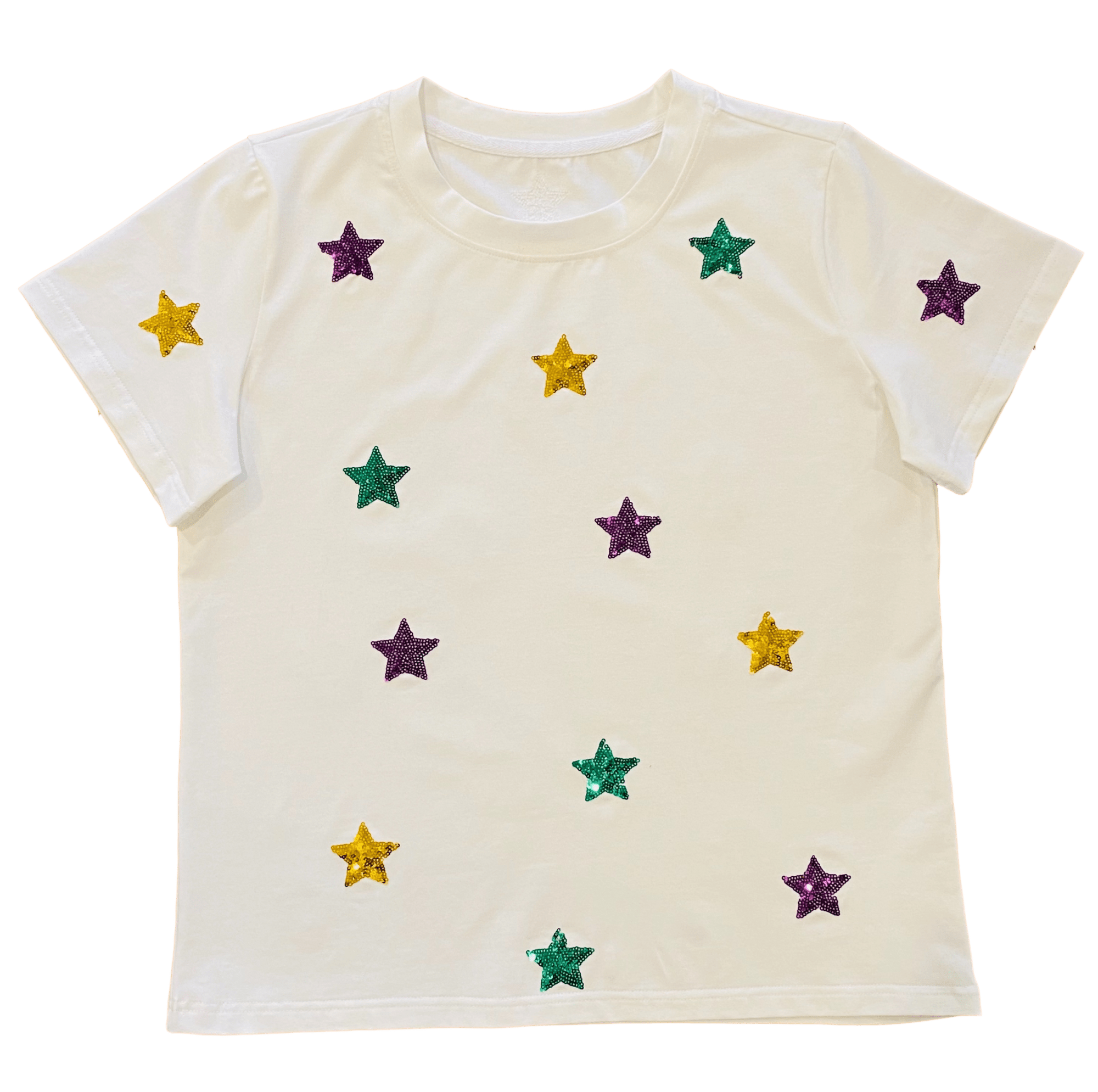 Mardi Gras Star Tee - Sparkle City Co