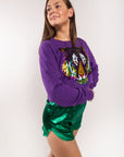 Mardi Gras Tiger Sweatshirt - Sparkle City Co