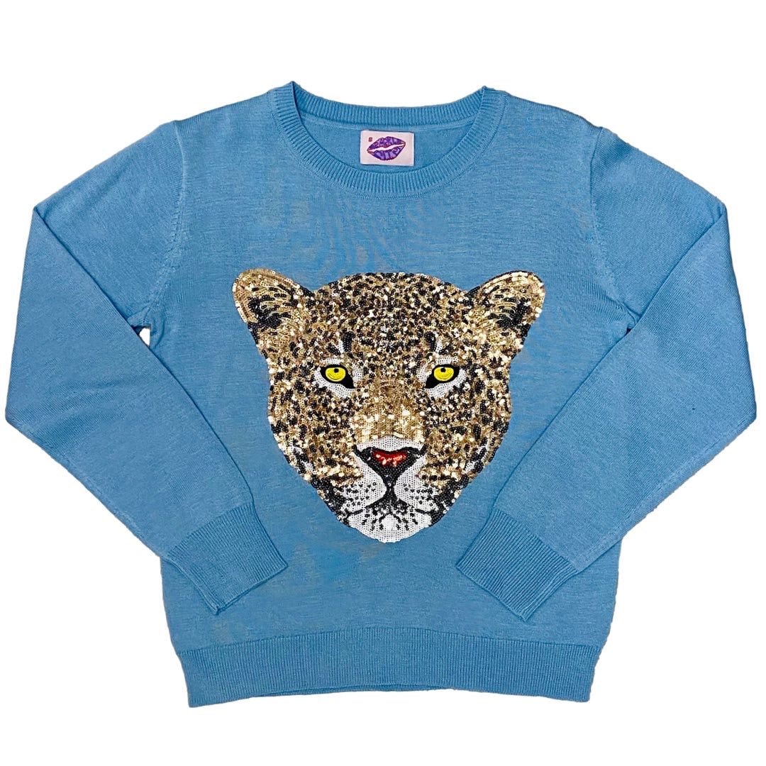 Mega Sequin Jaguar Sweater - Sparkle City Co