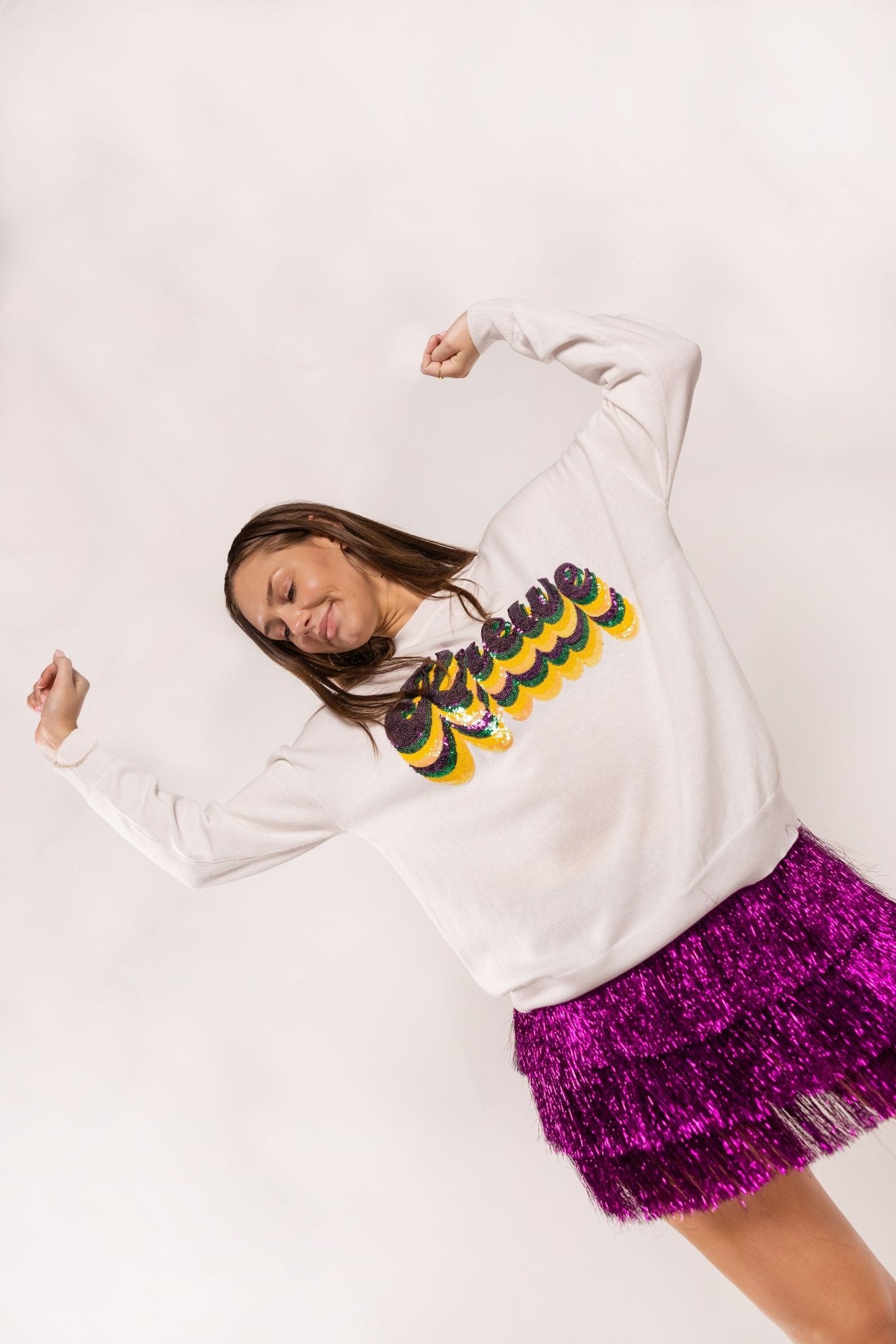 Oversized Krewe Sweater - Sparkle City Co
