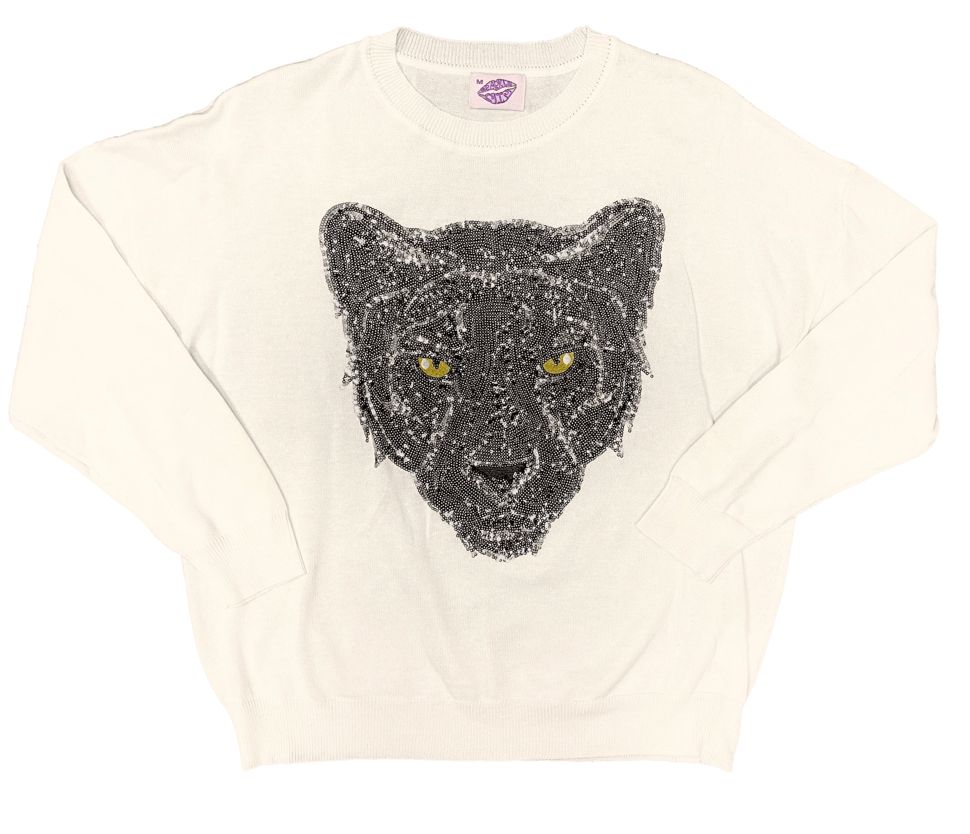 Oversized Mega Panther Sweater - Sparkle City Co