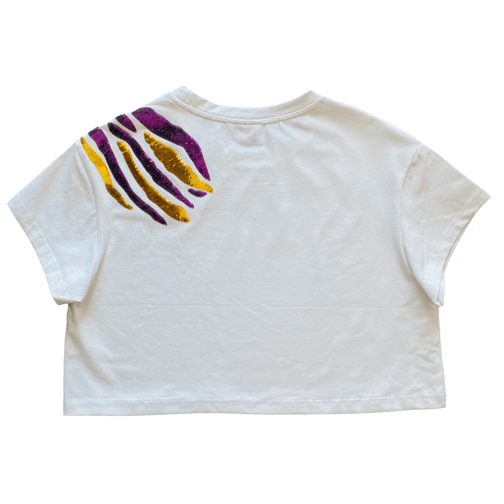 Purple and Gold Tiger Claw Crop - Sparkle City Co