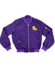 Purple Louisiana Bomber Jacket - Sparkle City Co