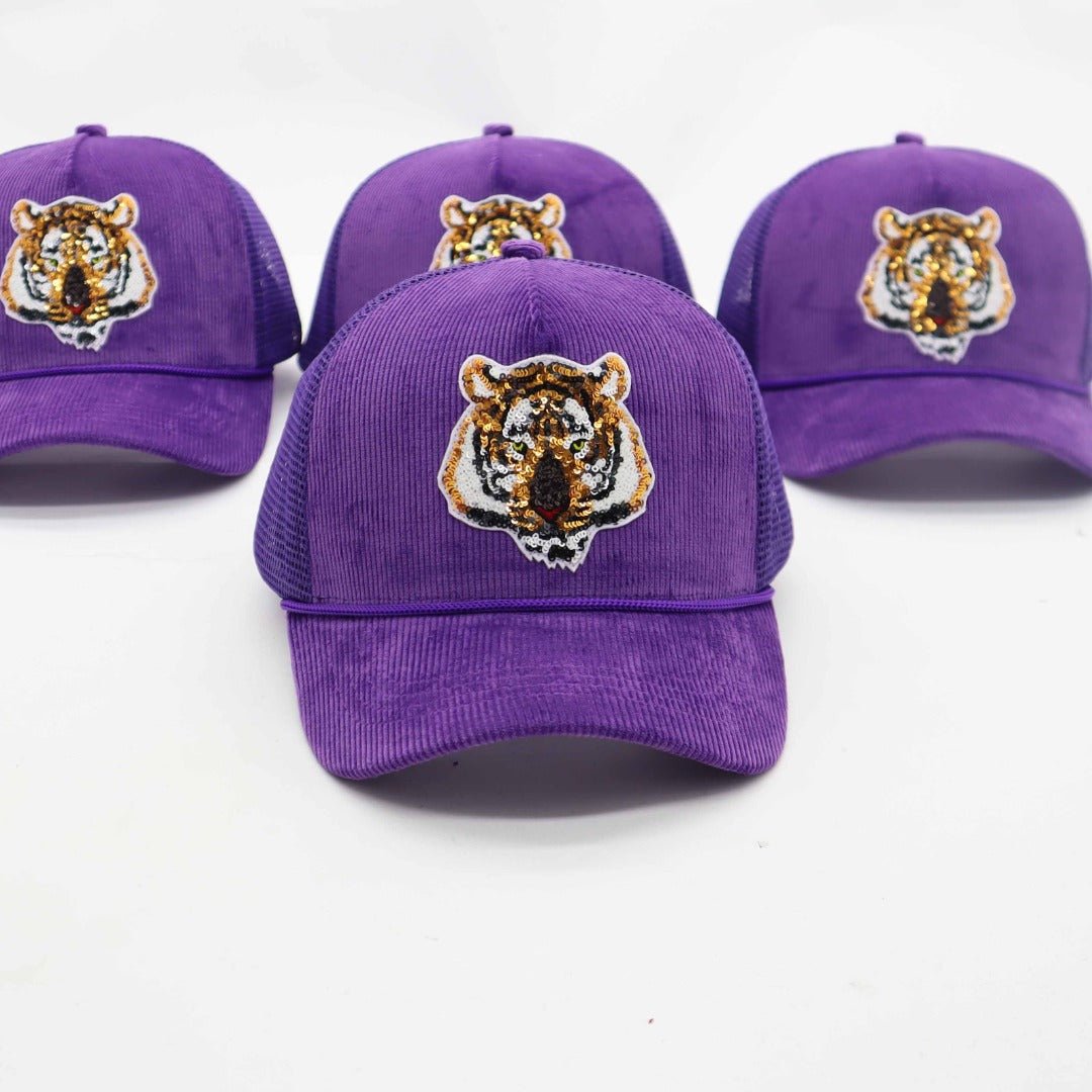 Purple Tiger Hat - Sparkle City Co