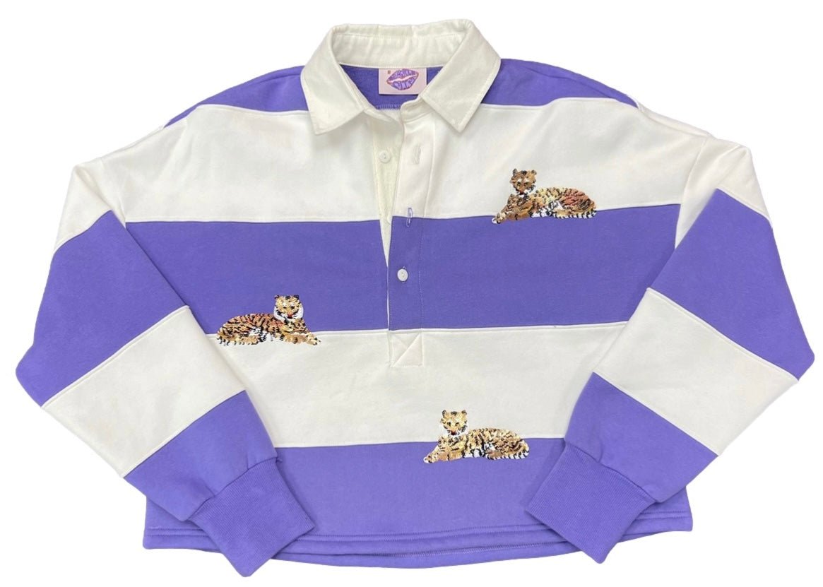 Purple Tiger Rugby Polo - Sparkle City Co