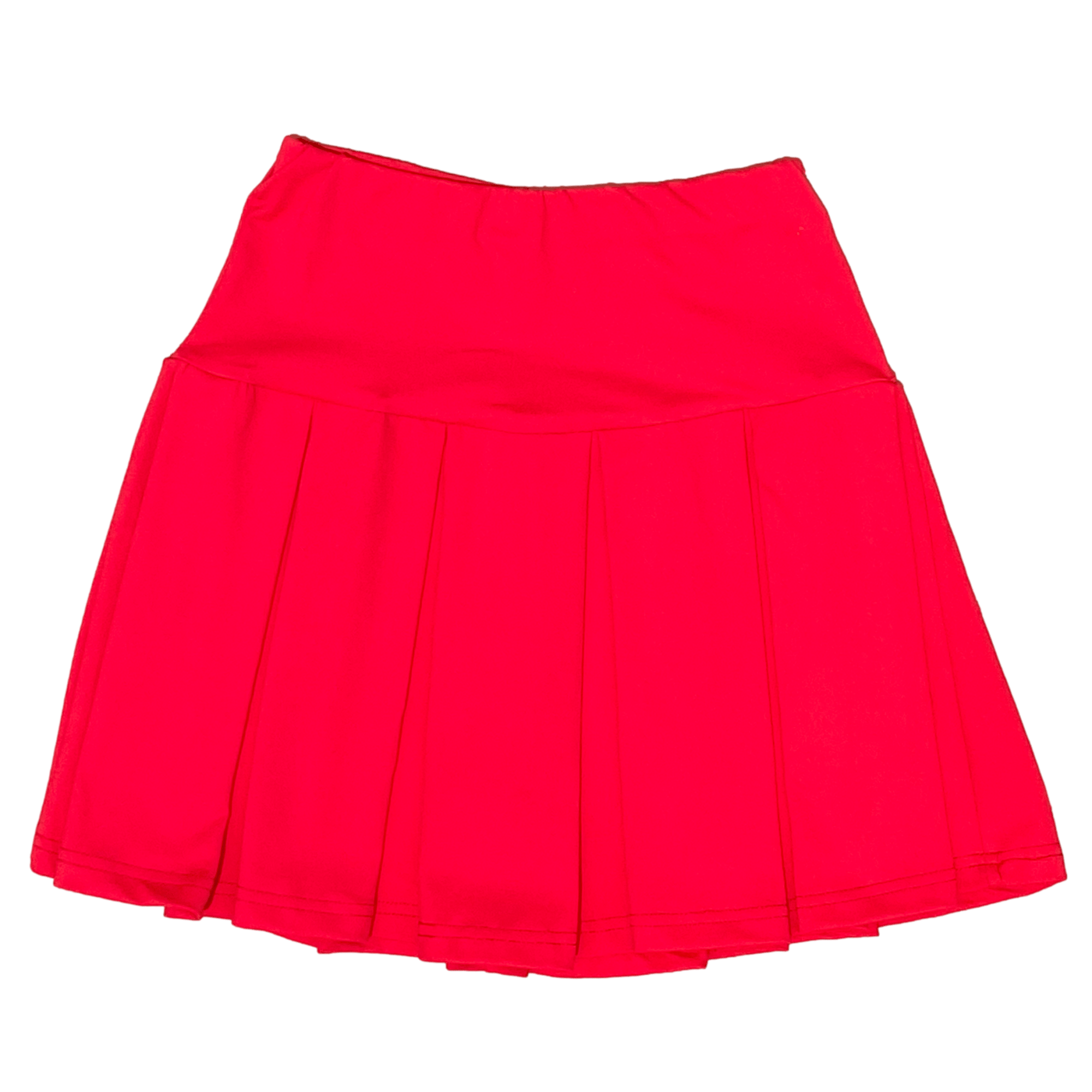 Red Pleated Spirit Skort - Sparkle City Co