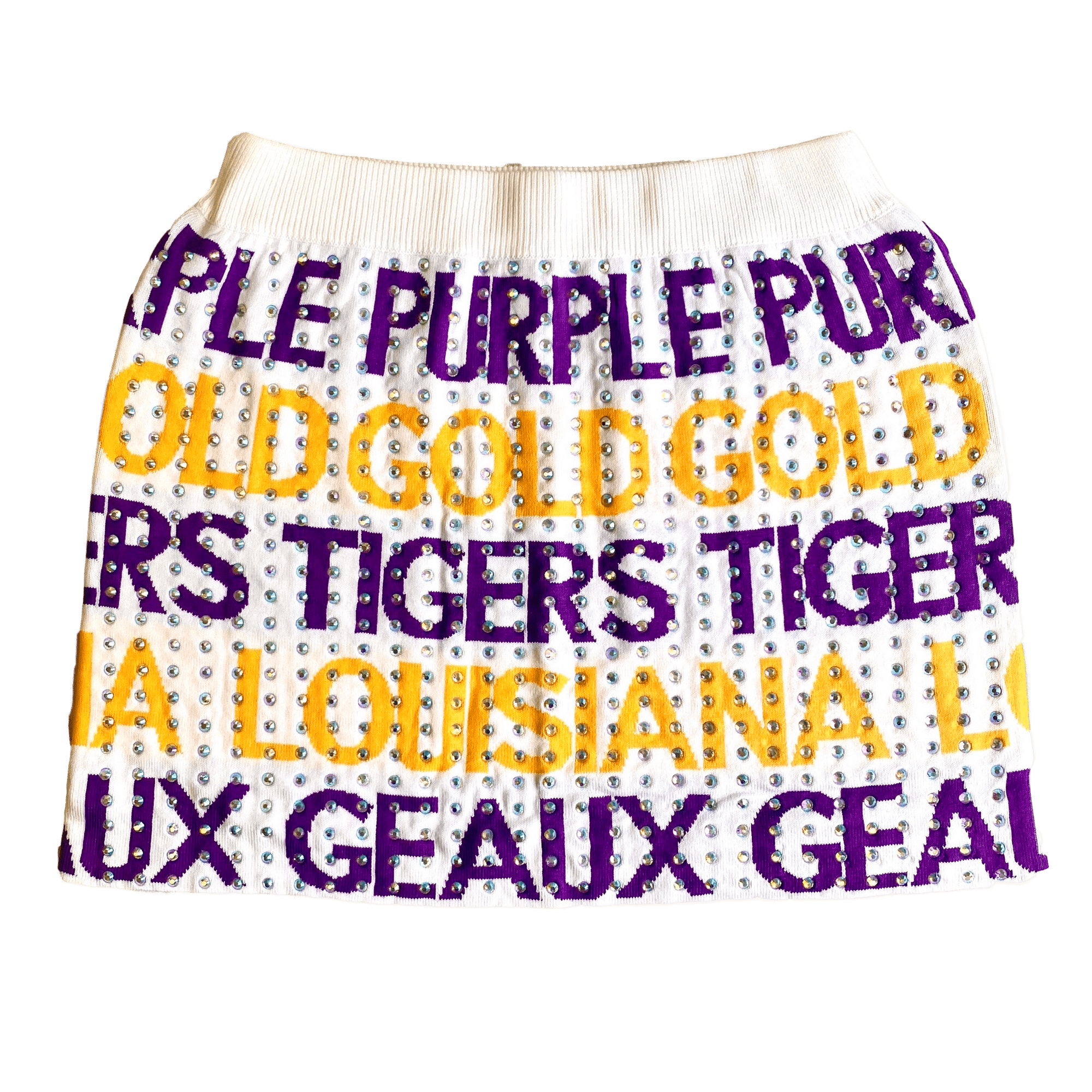 Rhinestone Gameday Graffiti Skirt - Sparkle City Co