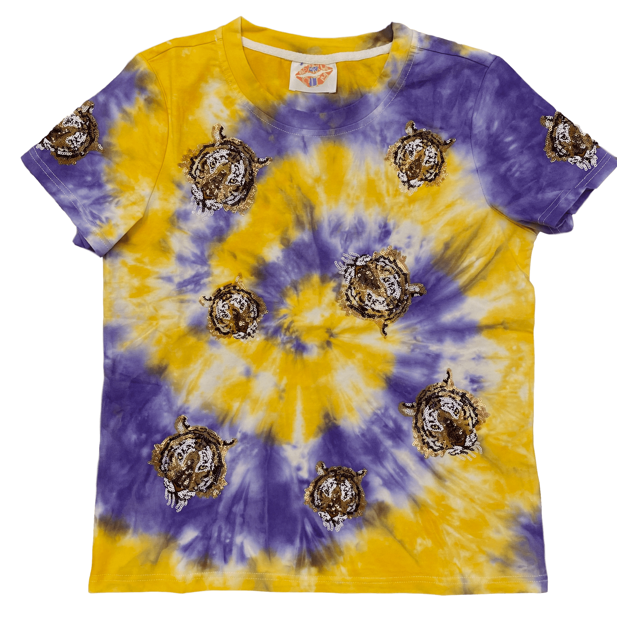 Tie Dye Tiger Takeover Tee - Sparkle City Co
