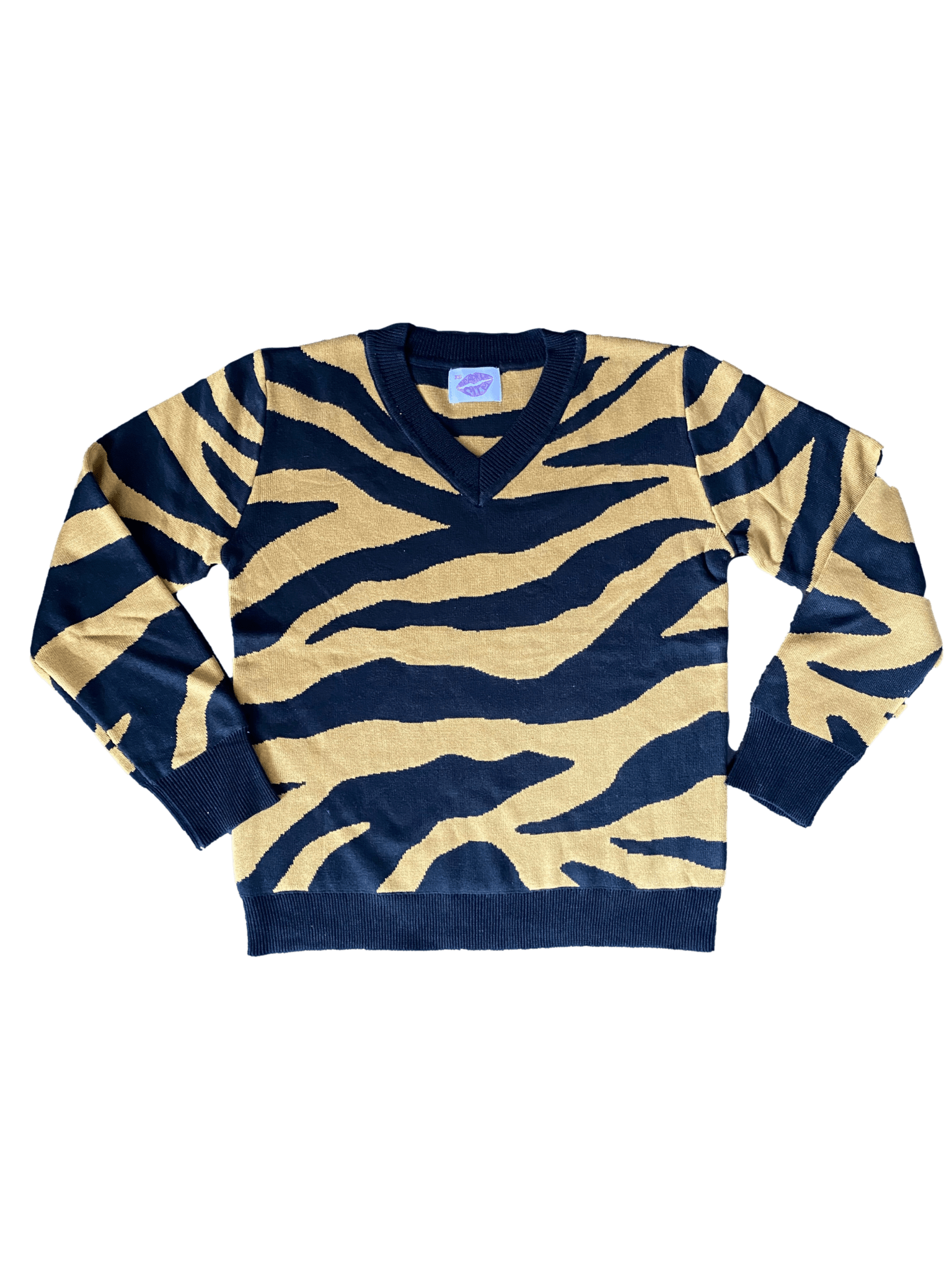 Tiger Stripe Sweater - Sparkle City Co