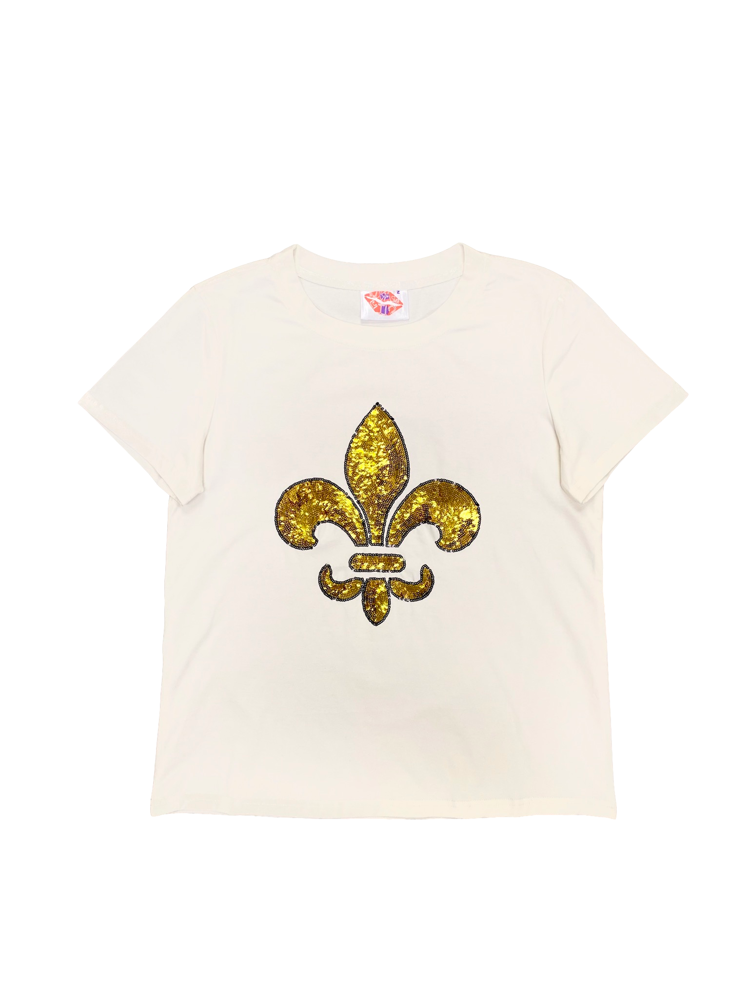 Retro St. Louis Fleur de Lis Unisex Short Sleeve T-Shirt XXL