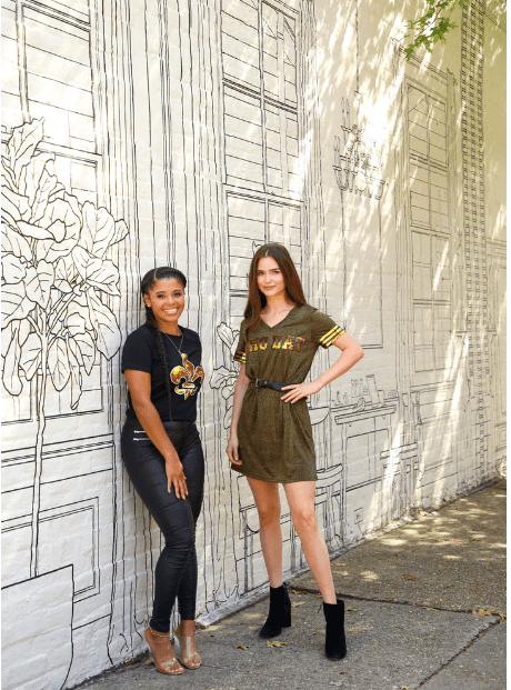 Who Dat Gold Glitter Dress - Sparkle City Co