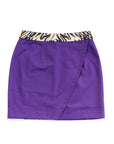 WINNING Wrap Skirt Purple/Tiger Sequins - Sparkle City Co