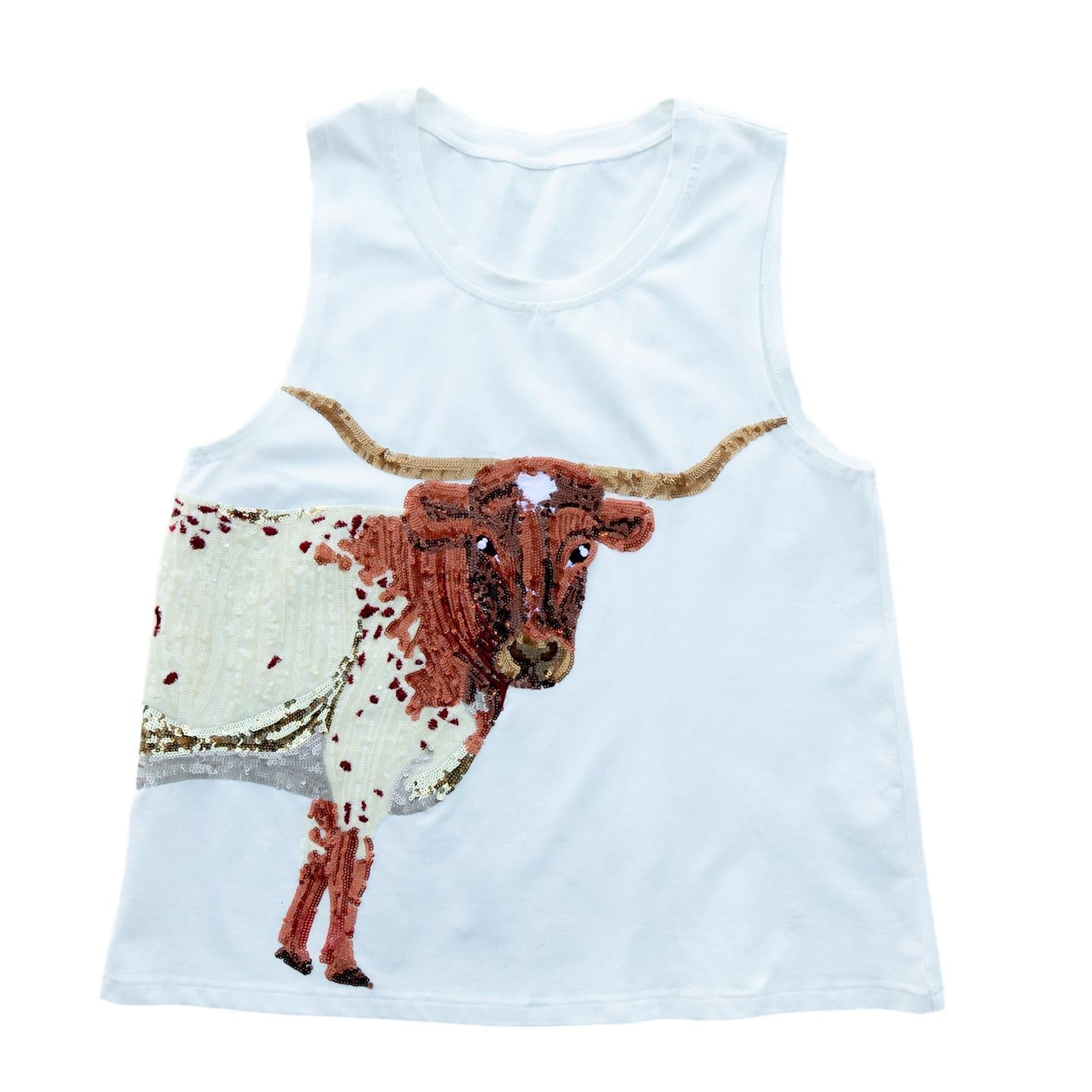 Wrap - Around Longhorn Tank - Sparkle City Co