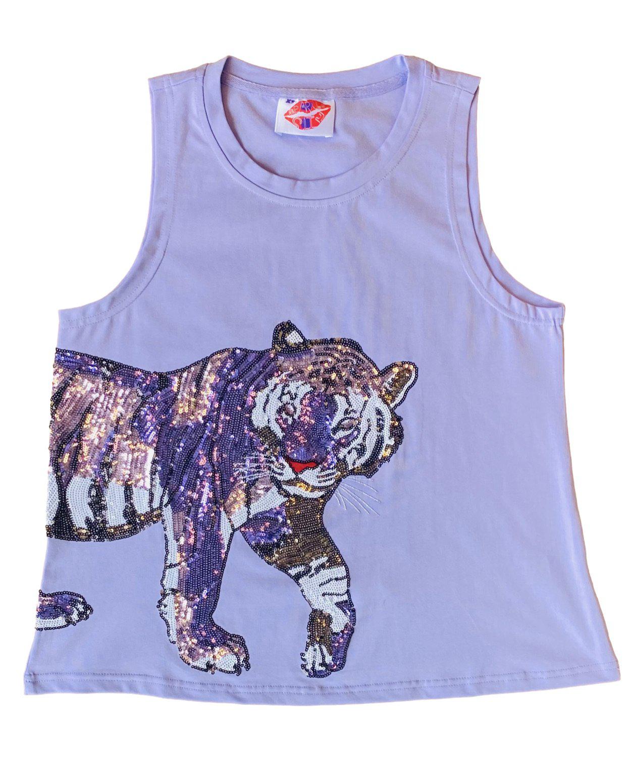 Wrap - Around Tiger TANK Lavender - Sparkle City Co